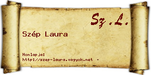 Szép Laura névjegykártya
